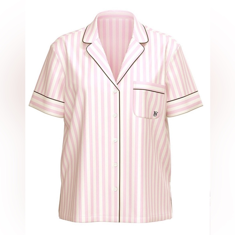 Victoria’s Secret Glazed Satin Pajama Top